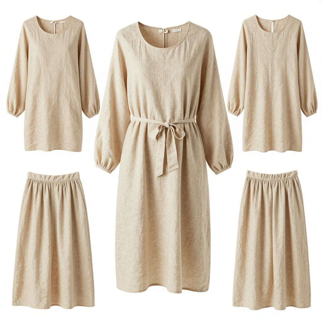 Cottagecore Linen Dress
