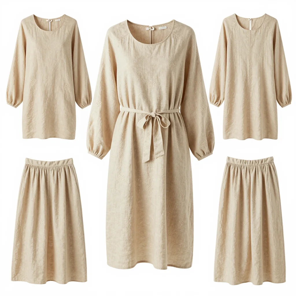 Cottagecore Linen Dress