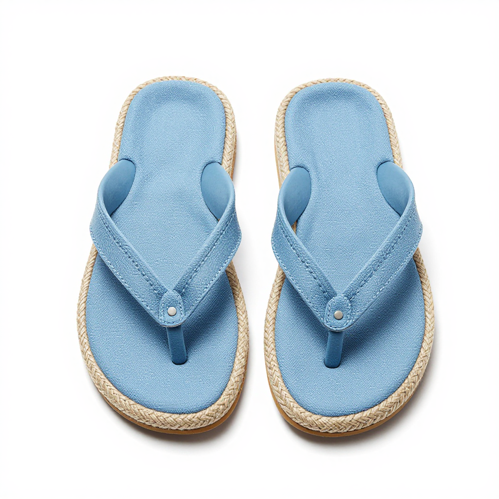 Riviera Canvas Flip Flop - Lightweight Breathable Sandal for Casual Wear