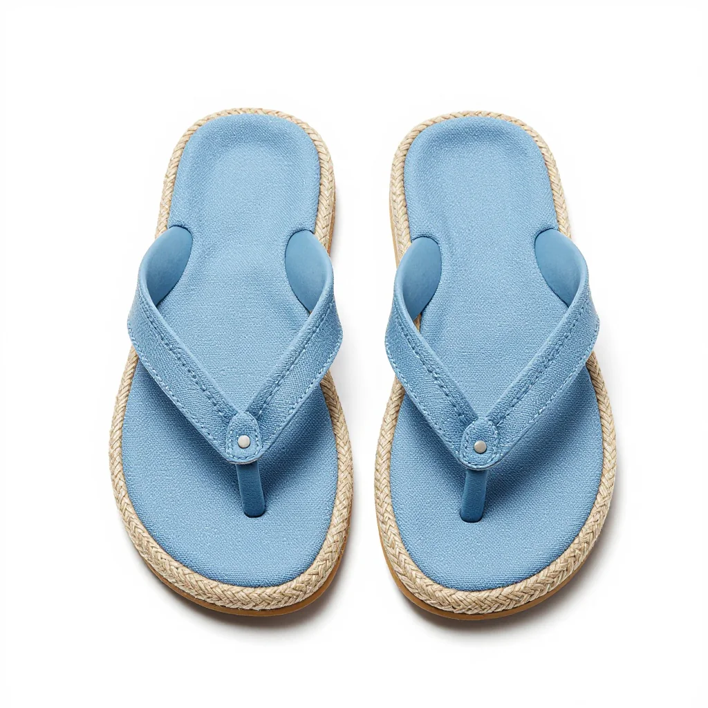 Riviera Canvas Flip Flop - Lightweight Breathable Sandal for Casual Wear