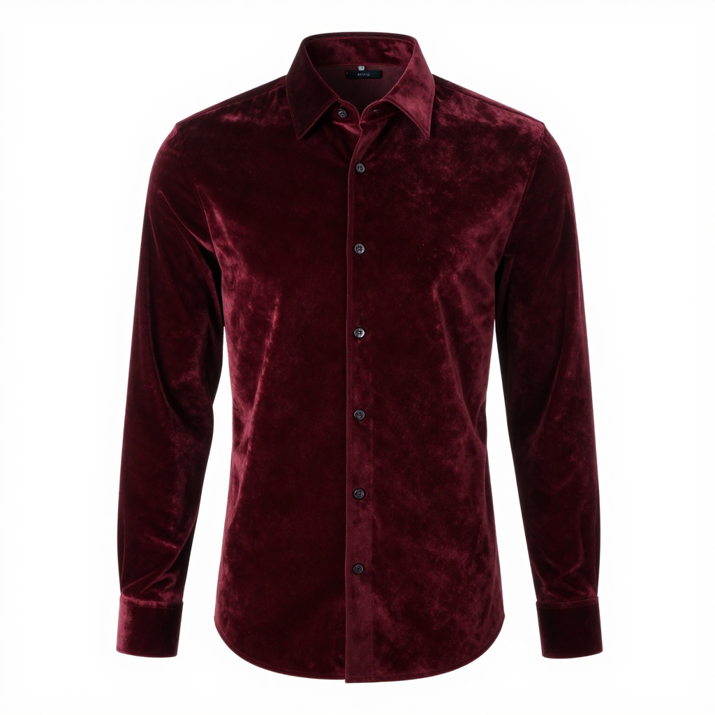 Velvet Dress Shirt