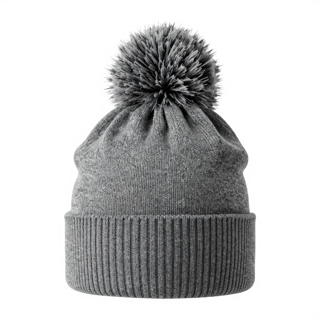 Wool Pom Pom Beanie