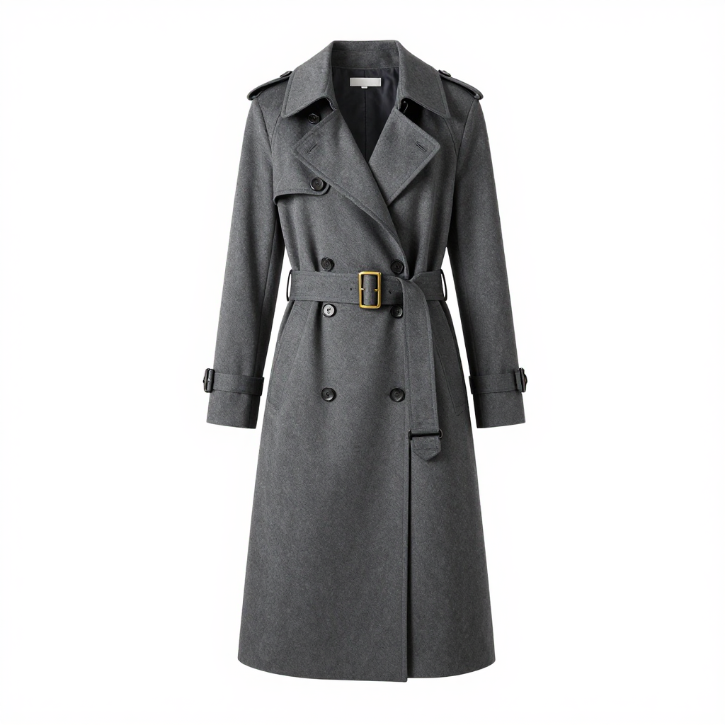 Silkstone Trench Coat for Urban Sophistication and Rain Protection