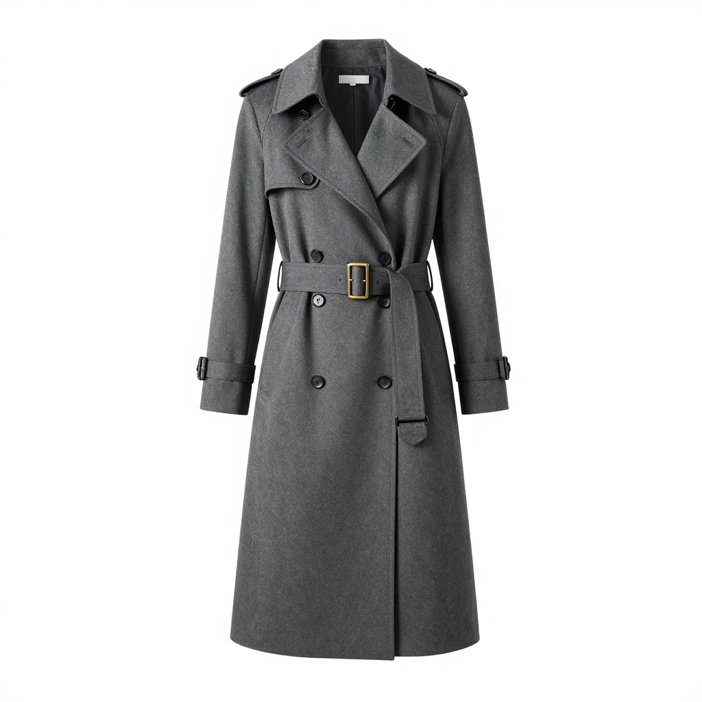 Silkstone Trench Coat for Urban Sophistication and Rain Protection