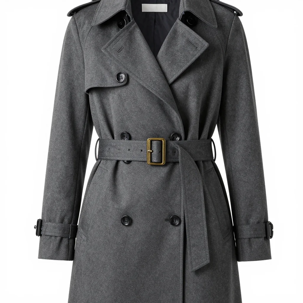 Silkstone Trench Coat for Urban Sophistication and Rain Protection