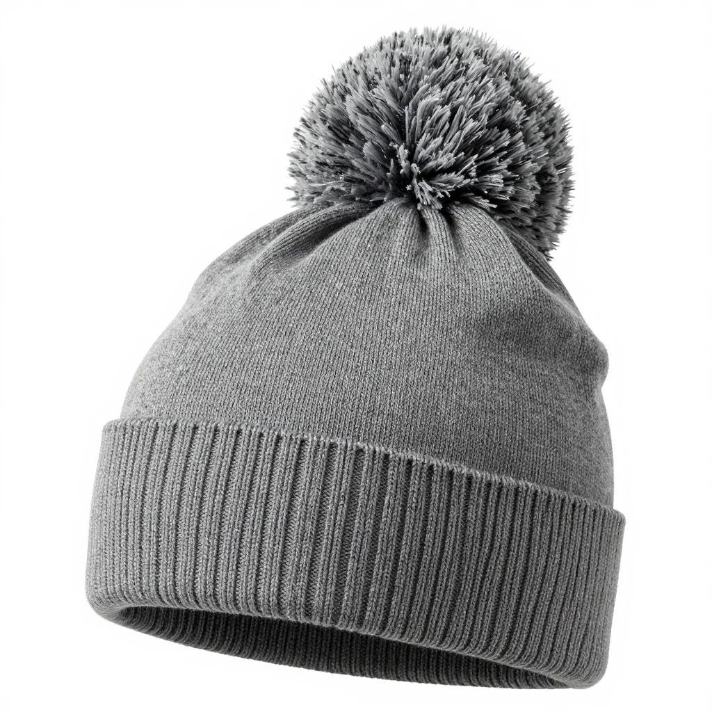 Wool Pom Pom Beanie