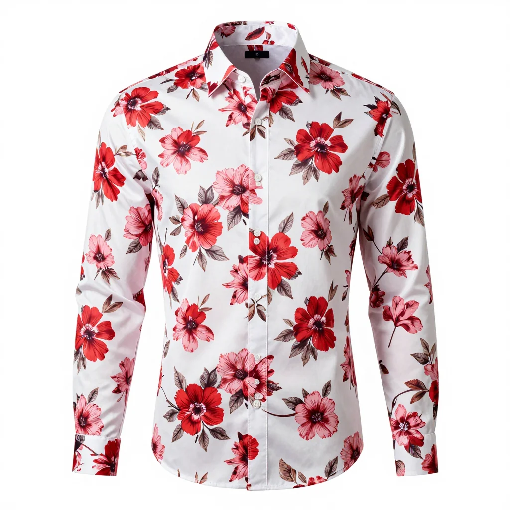 Floral Print Cotton Shirt
