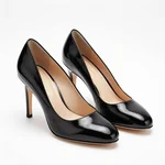Elena Patent Pump - Timeless Style for Office Wear with Moderate Heel - 3