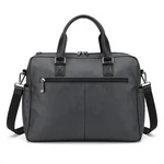 Monogrammed Leather Tote - 8