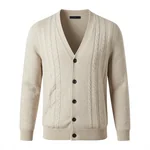 Cable Knit Sweater Vest - 3