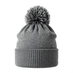 Wool Pom Pom Beanie - 2