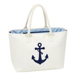 Navy Nylon Backpack - 6