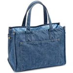 Retro Cotton Denim Tote - 3
