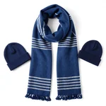 Wool Blend Scarf with Geometric Pattern for Modern Style and Elegance - 5