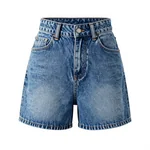Classic Light Blue Denim Shorts - 3