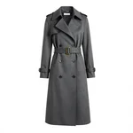 Silkstone Trench Coat for Urban Sophistication and Rain Protection - 2