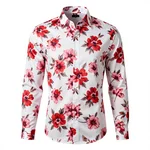 Floral Print Cotton Shirt - 1