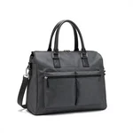 Monogrammed Leather Tote - 10