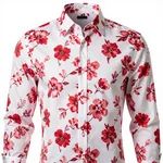 Floral Print Cotton Shirt - 3
