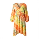 Tie-Dye Wrap Dress - 5