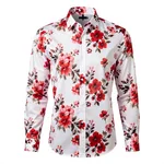 Floral Print Cotton Shirt - 5